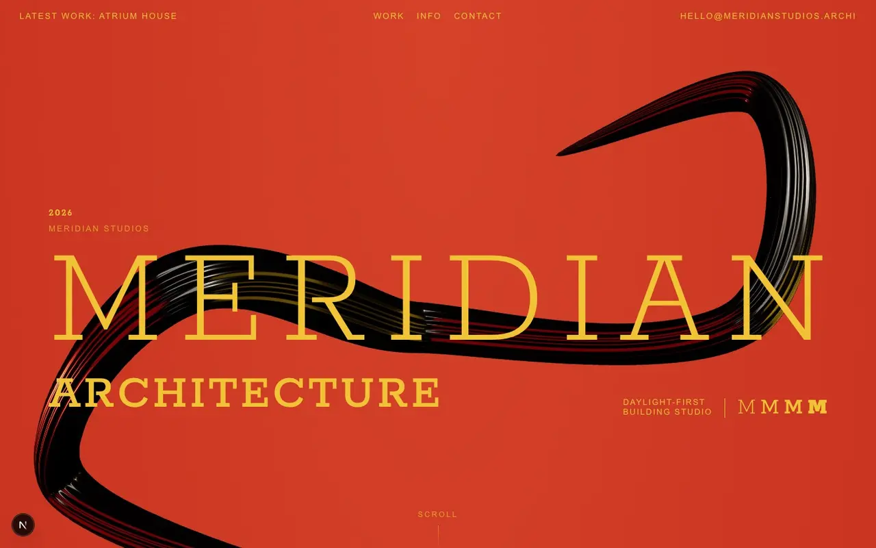 Meridian home screen